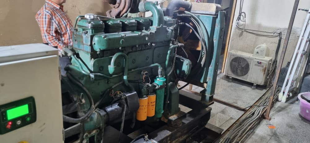عمیر ات مکانیکی و برقی دیزل ژنراتور ولوو پنتا volvo td100 